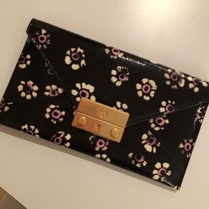 Authentic Tory Burch black patent leather